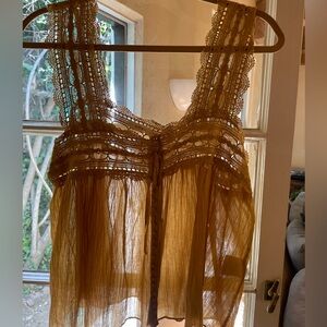 Yellow gold Doen camisole size L